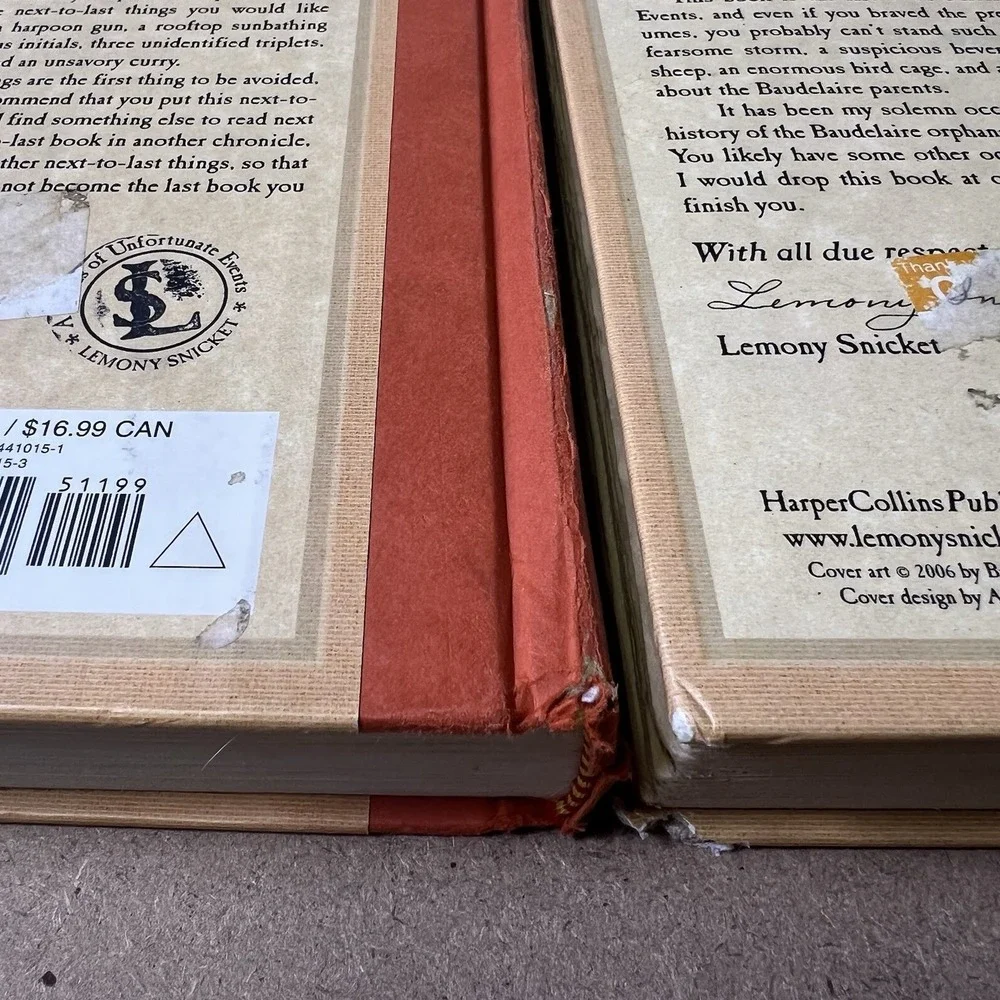 Lemony Snicket Series of Unfortunate Events Complete 13 Book Set 1st Ed HC